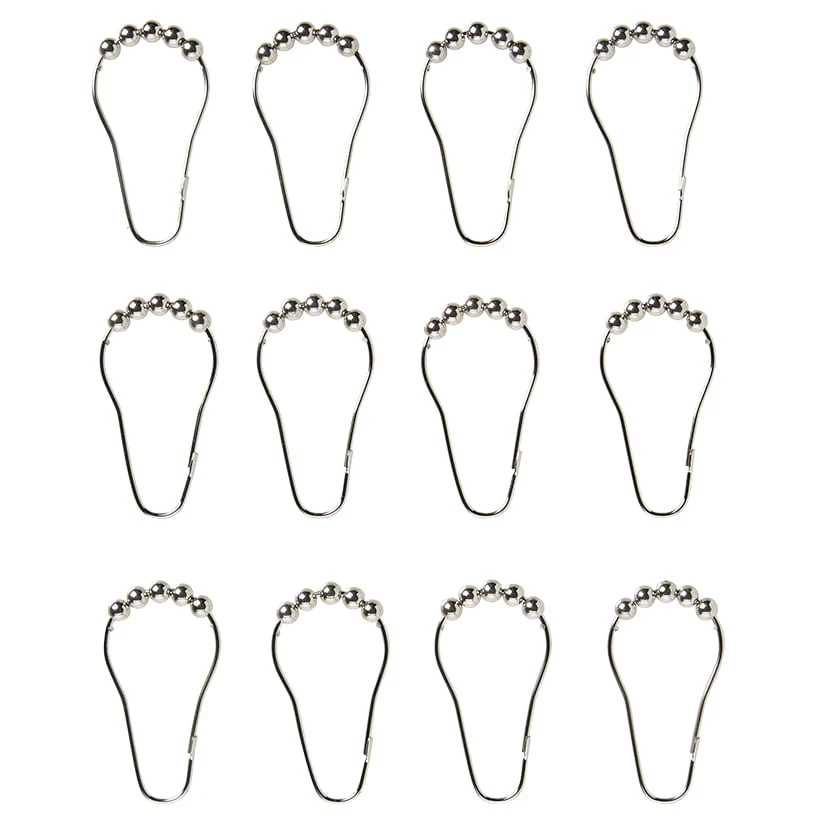 Homewear Falling Floral Shower Curtain Set with Hooks 13-Pc. - Image 3
