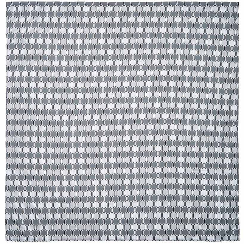 Homewear Geo Shower Curtain with Hooks - Image 2