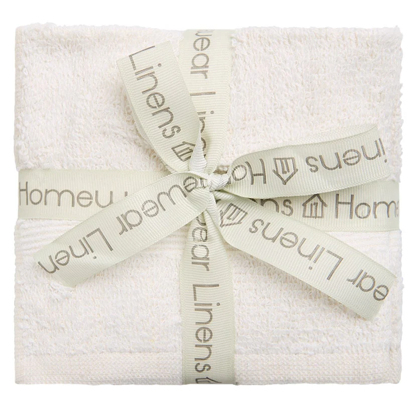 Homewear High Rise Stripe Low Twist Cotton Washcloth, Set of 6 - Image 4