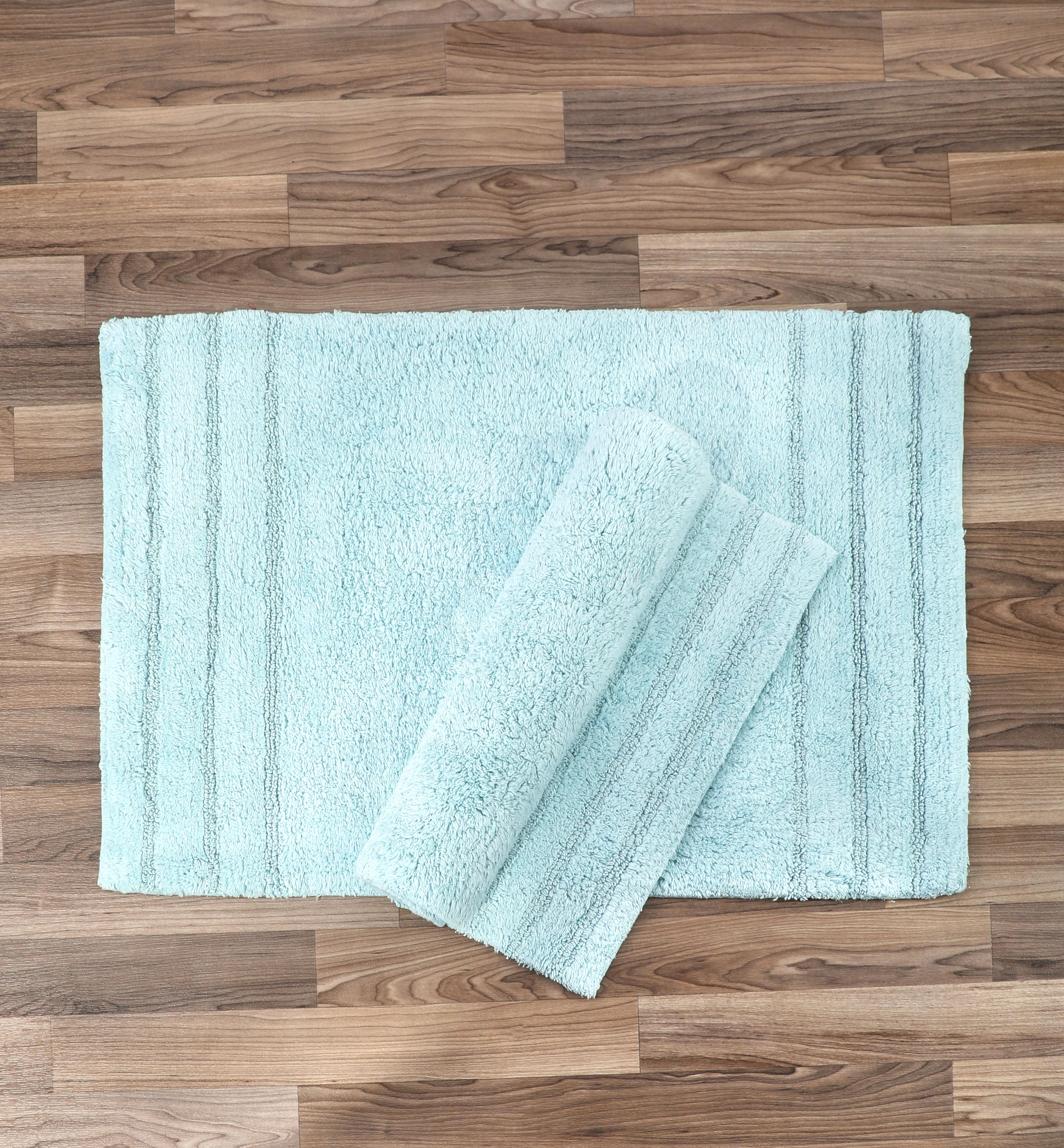 Homewear Sanibel End Border Cotton Bath Rug Set 2-Pc. - Image 2