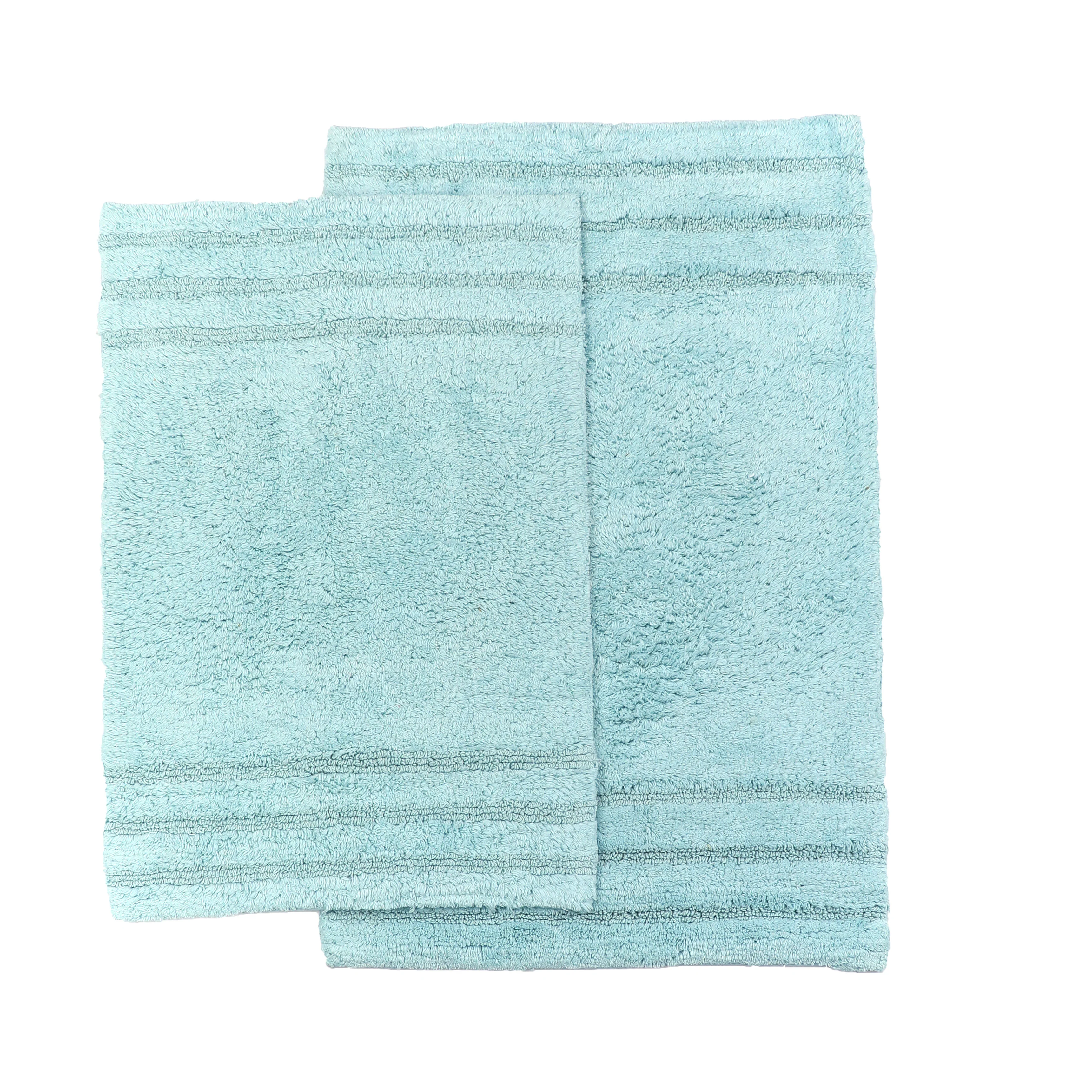 Homewear Sanibel End Border Cotton Bath Rug Set 2-Pc. - Image 3