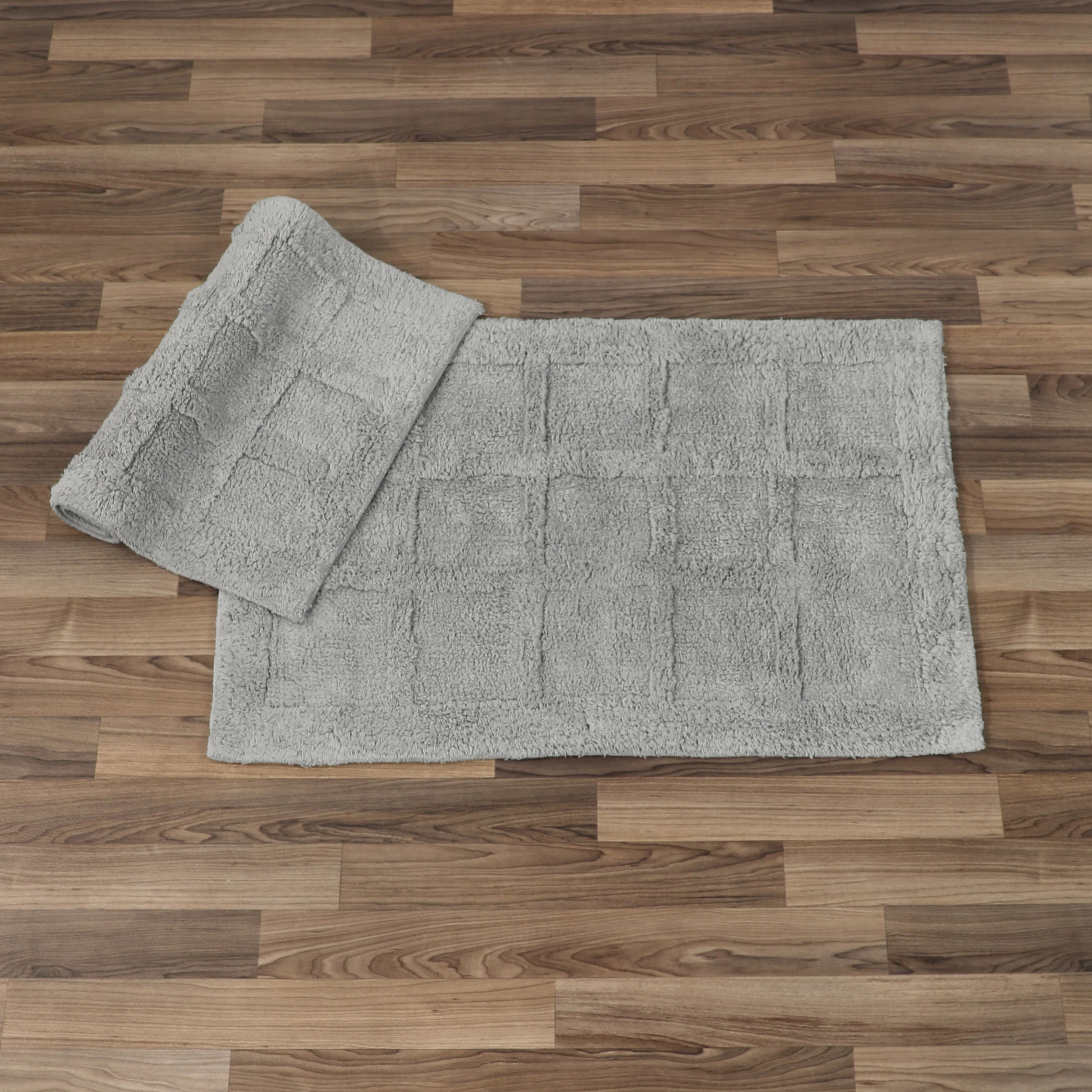 Homewear Sanibel Windowpane Bath Rug Set, 2-Pc. - Image 6