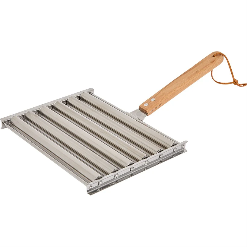Hot Dog Roller Rack for Grill or BBQ Stainless Steel - Image 4