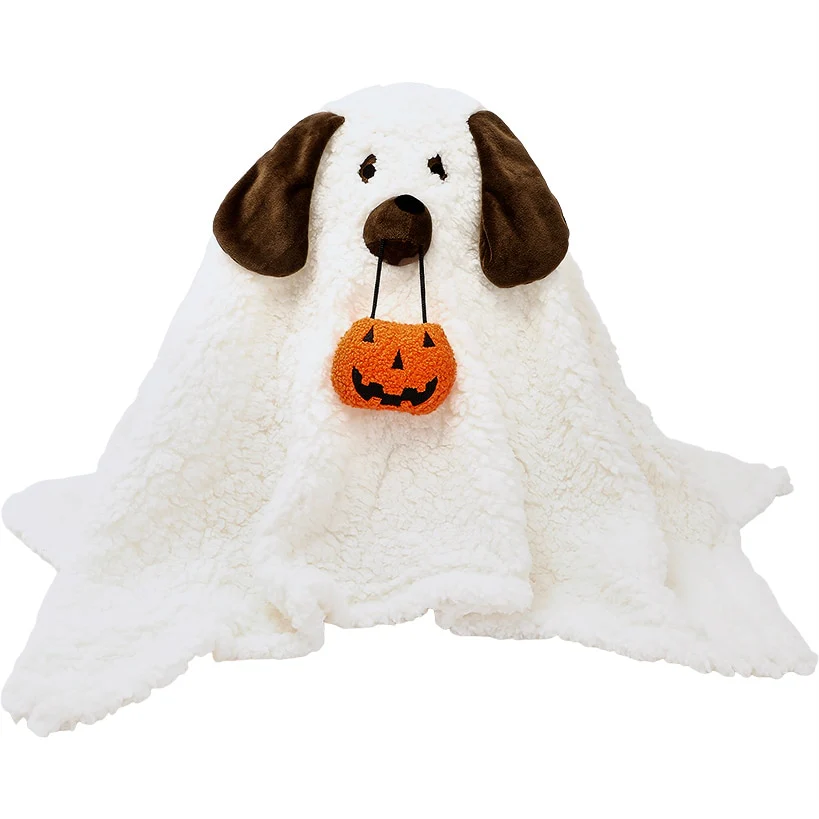 Howl-o-Ween Ghost Dog Halloween Decorative Pillow - Image 3