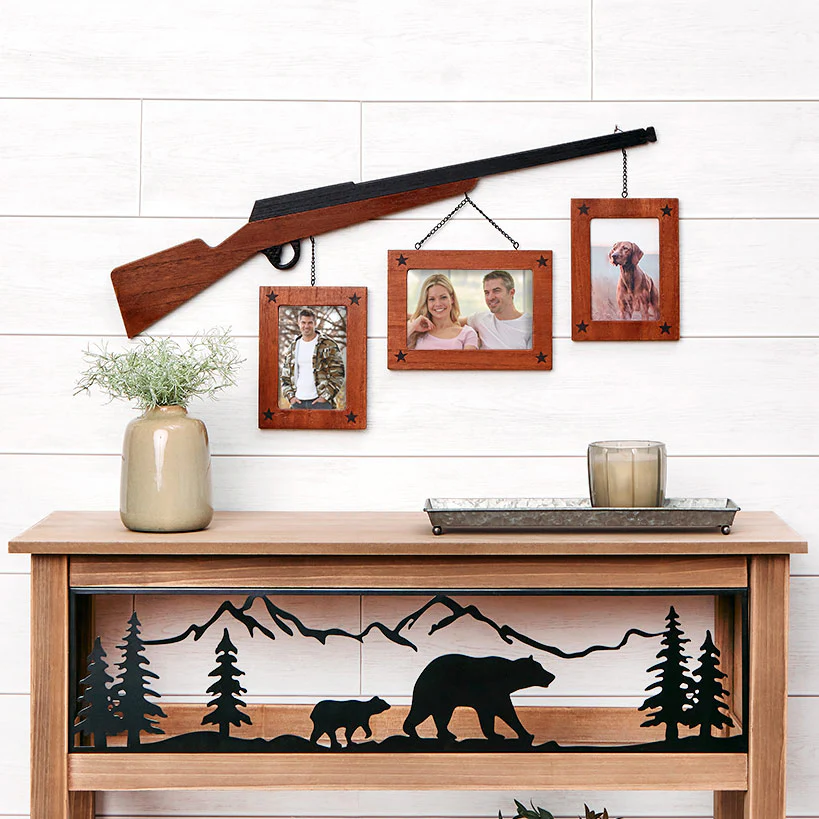 Hunting or Fishing Themed Decor with Hanging Frames - Image 2