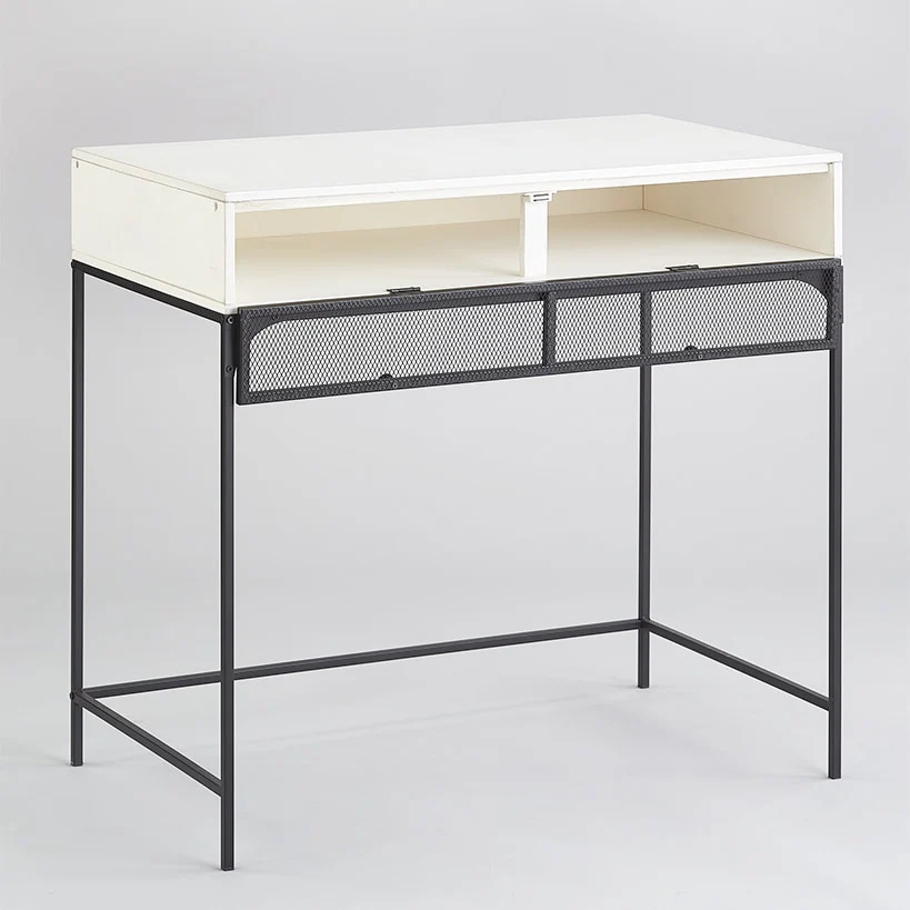 Industrial Farmhouse Style Desk with Storage - Image 5