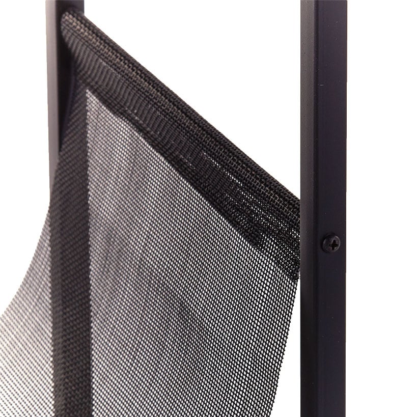 Industrial Side Table with Magazine Pouch - Image 5