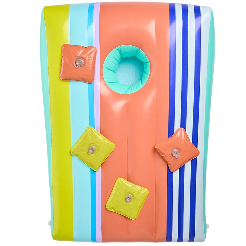 Inflatable Cornhole Bean Bag Toss Game - Durable Indoor and Outdoor Fun - Image 2
