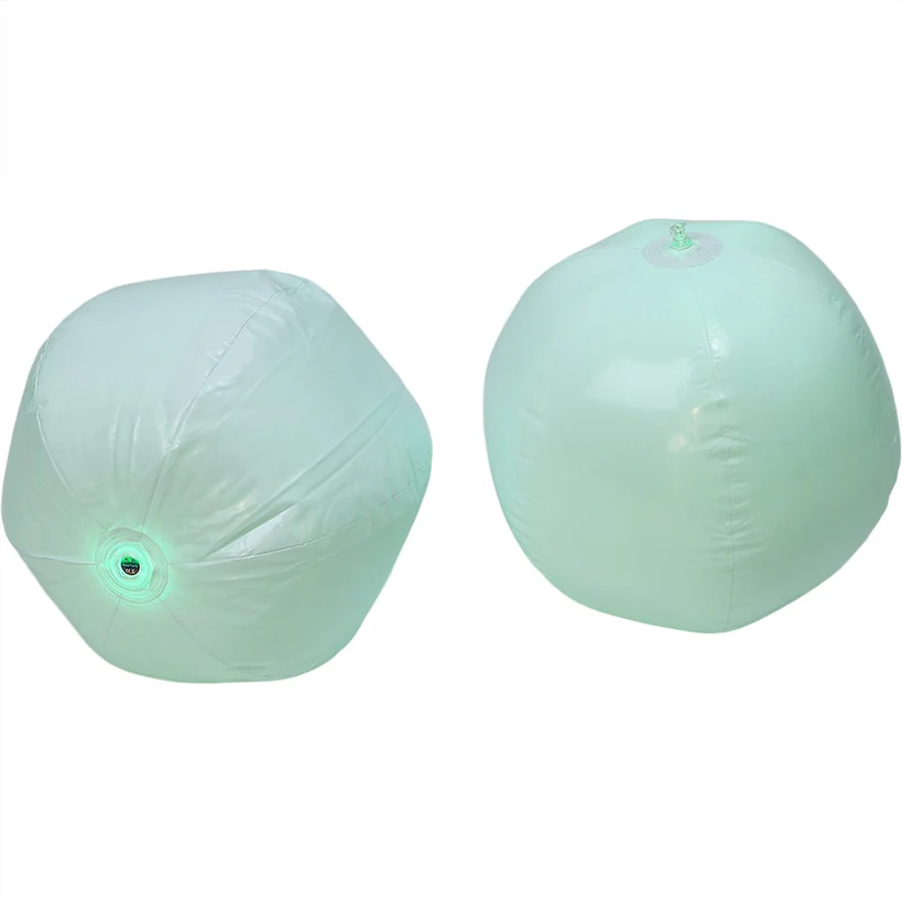 Inflatable LED Glowing Balls Set of 2 Color Change With Remote - Image 5
