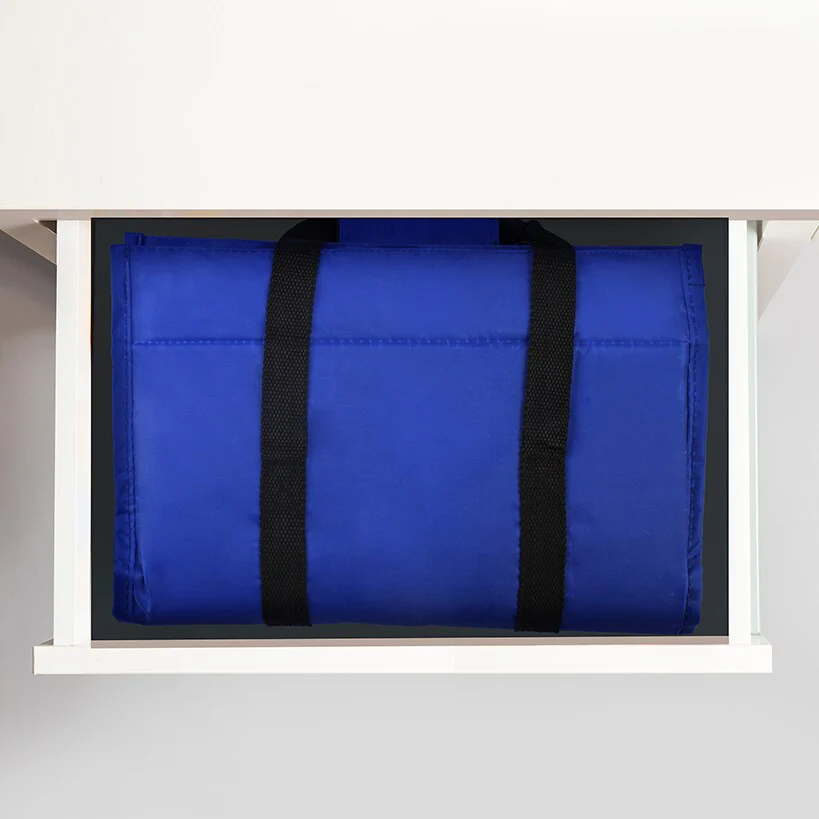 Insulated Grocery Bag Blue - Image 5