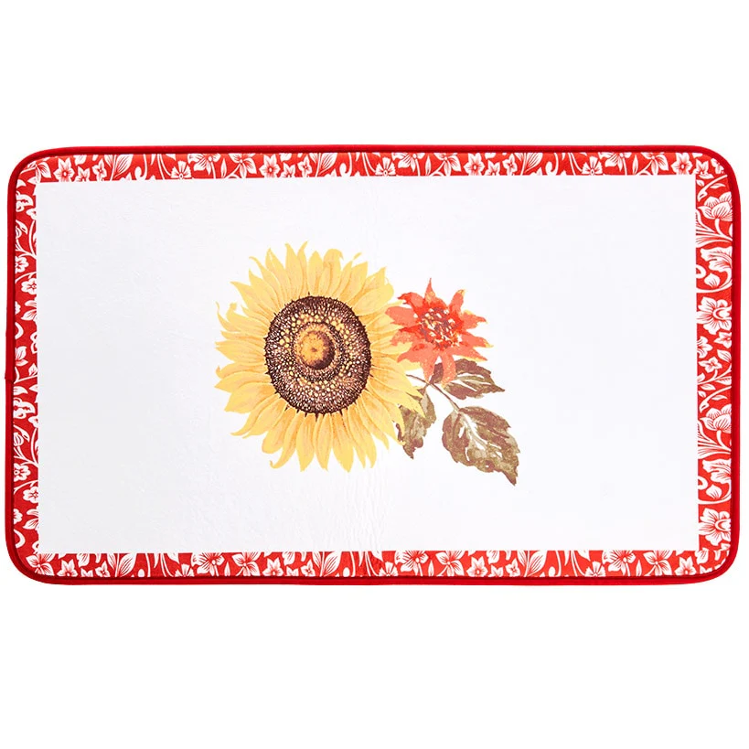 Jacobean Sunflower Shower Curtain, Bath Rug, Hand Towels, or Hooks - Image 6