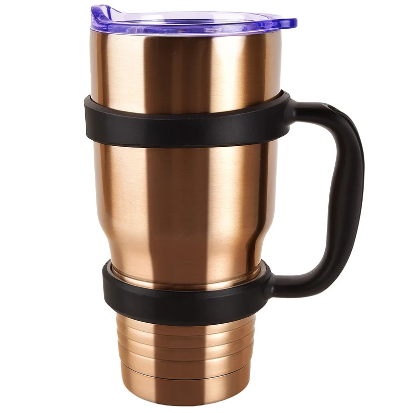 Jumbo Insulated Stainless Steel Tumbler Copper 30oz - Image 4