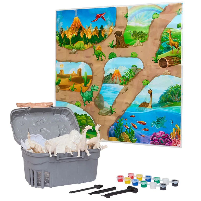 Kids' Archaeological Paint Set - Play, Paint Dinosaurs and Discover Fossils - Image 4