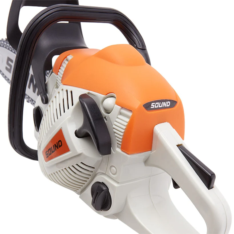 Kids' Chainsaw Toy - Realistic Sounds, Moving Chain, and Safety Goggles - Image 2