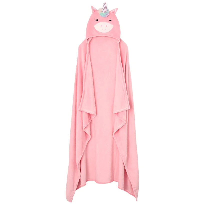 Kids' Character Hooded Fleece Throw - Image 10