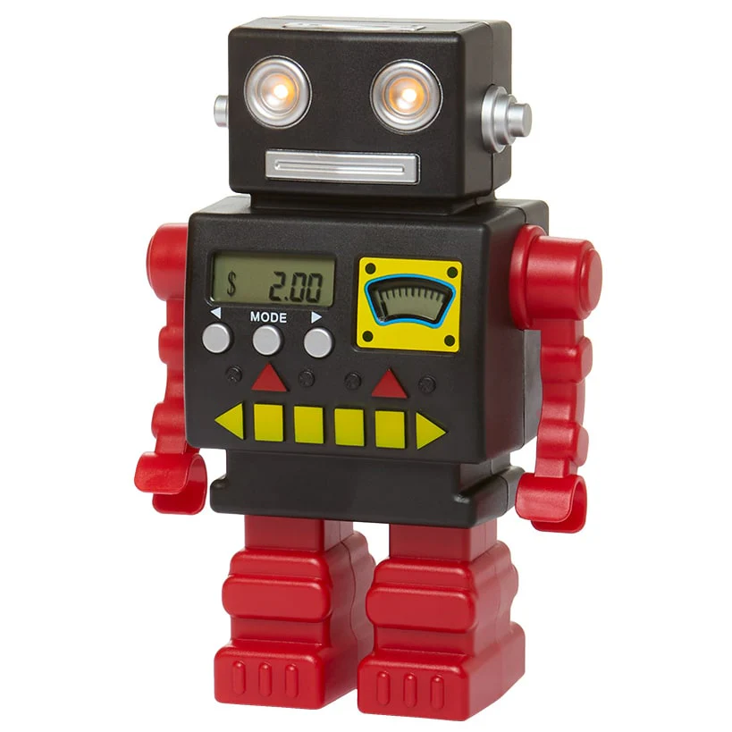 Kids' Electronic Robot Coin Bank - Fun Sound Effects and LCD Display - Image 3