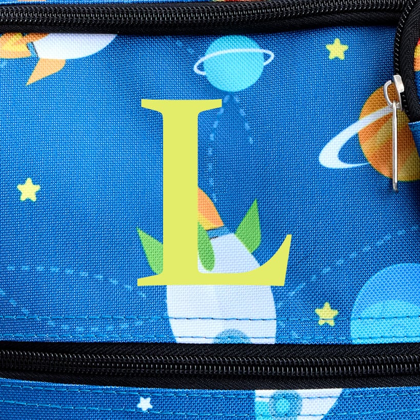 Kids' Monogrammed Space-Themed Luggage 3 Pc. Set - Image 12