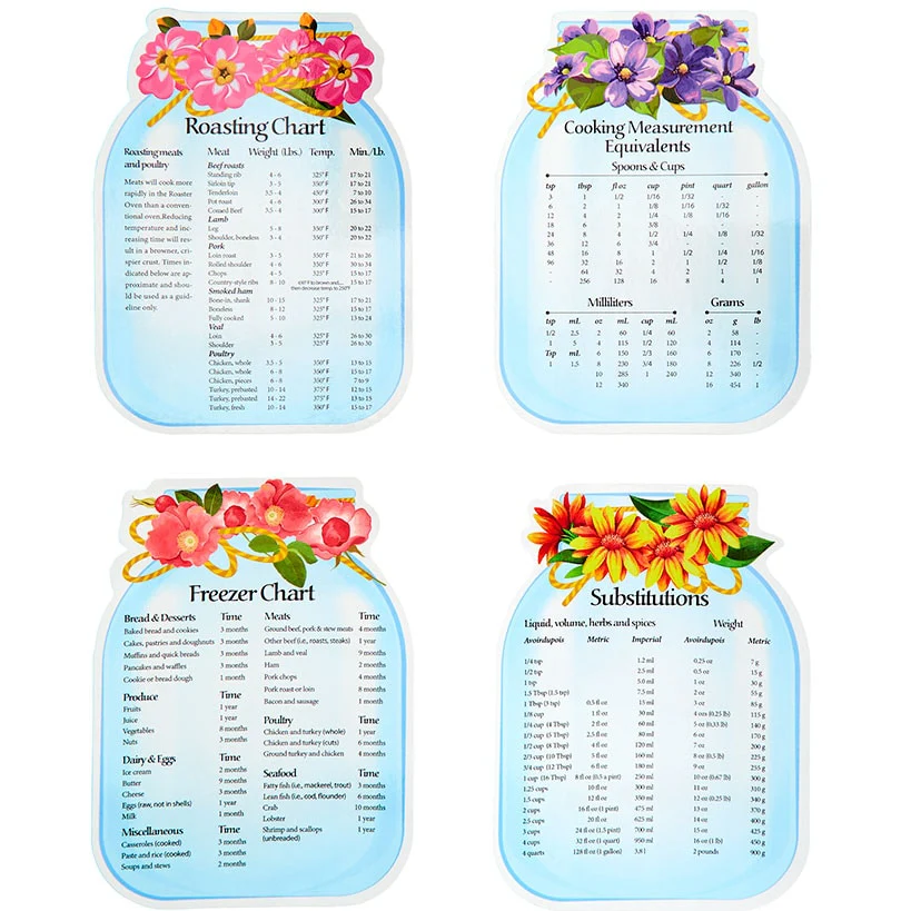 Kitchen Conversion Chart Magnets Set of 4 - Image 2