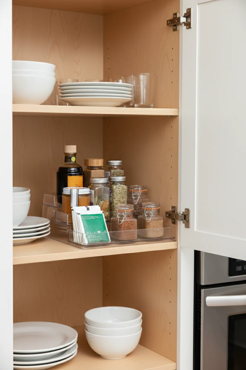 Kitchen Countertop Spice Tiered Storage Rack - Image 3
