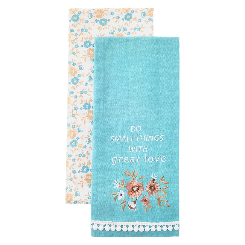 Kitchen Towels Spring Floral Set of 2 - Image 6
