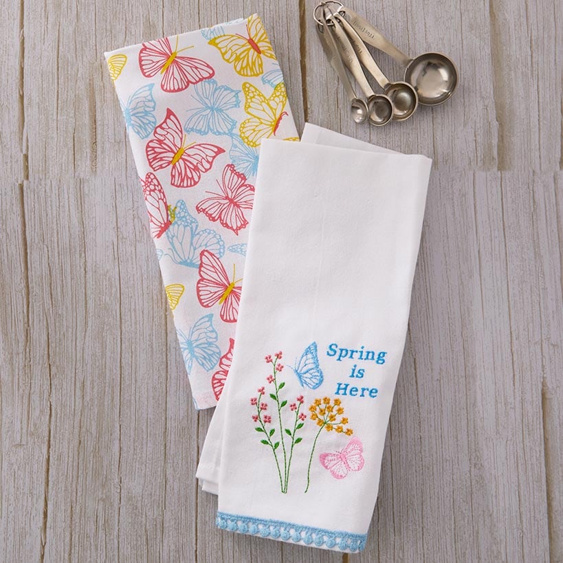 Kitchen Towels Spring Garden Set of 2 - Image 3