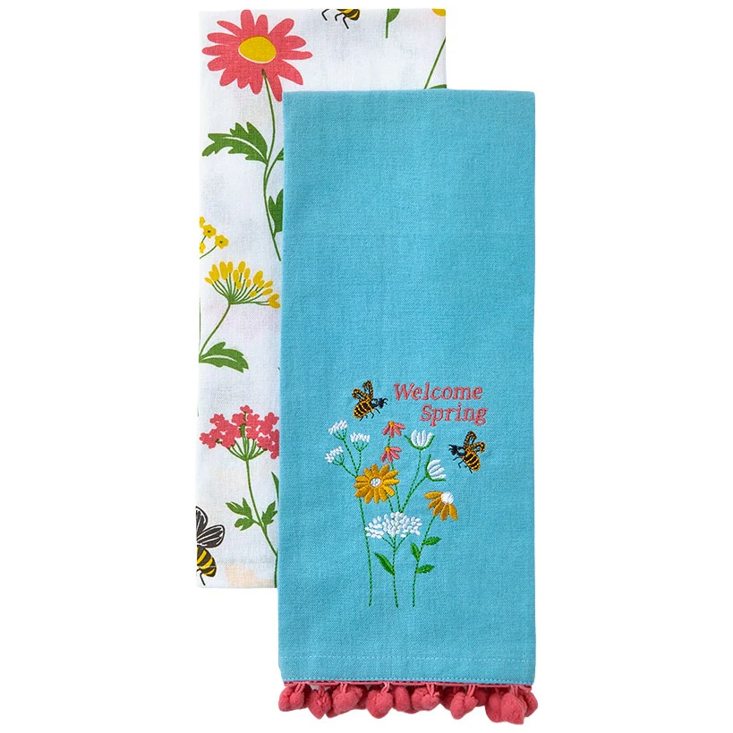 Kitchen Towels Spring Garden Set of 2 - Image 5