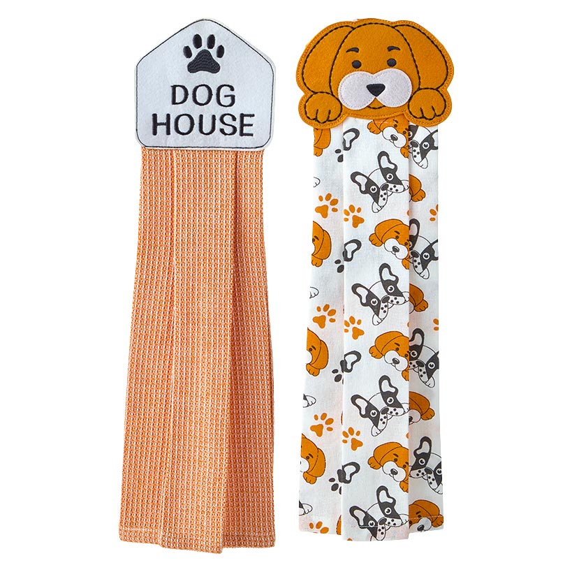Kitchen Towels Summertime Dog Set of 2 - Image 10