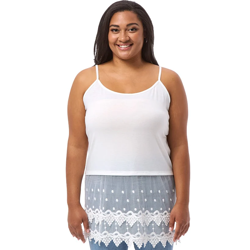 Lace Trim Camisole Top Extender - Image 7