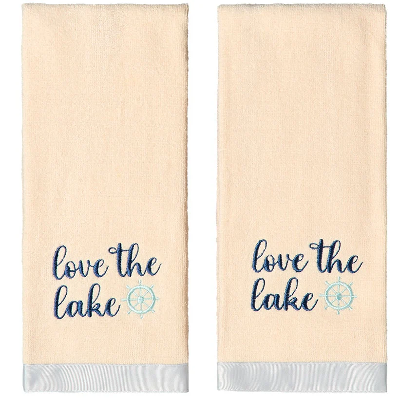 Lake Time Hand Towels, Set of 2 - Image 2