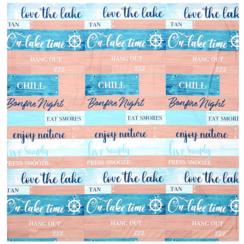 Lake Time Shower Curtain - Image 2