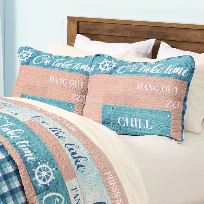 Lake Time Standard Quilt Sham - Image 2