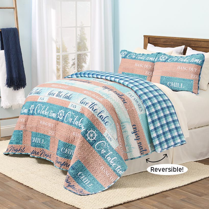 Lake Time Standard Quilt Sham - Image 4
