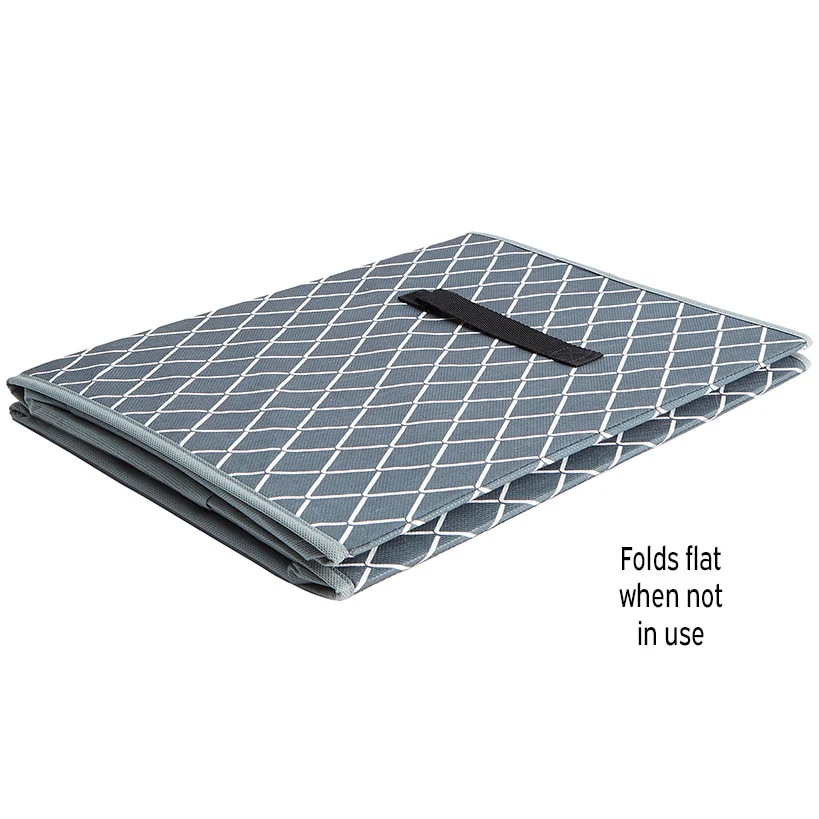 Large Collapsible Fabric Storage Bin - Image 2