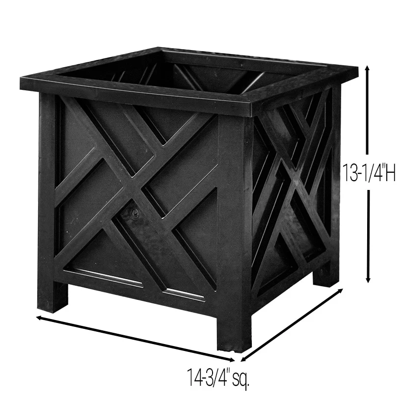 Lattice Design Chippendale Style Planter Box - Image 5