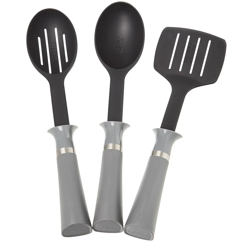 Less Mess Kitchen Utensil Set with Built in Drip Collar and Portion Control - Image 3