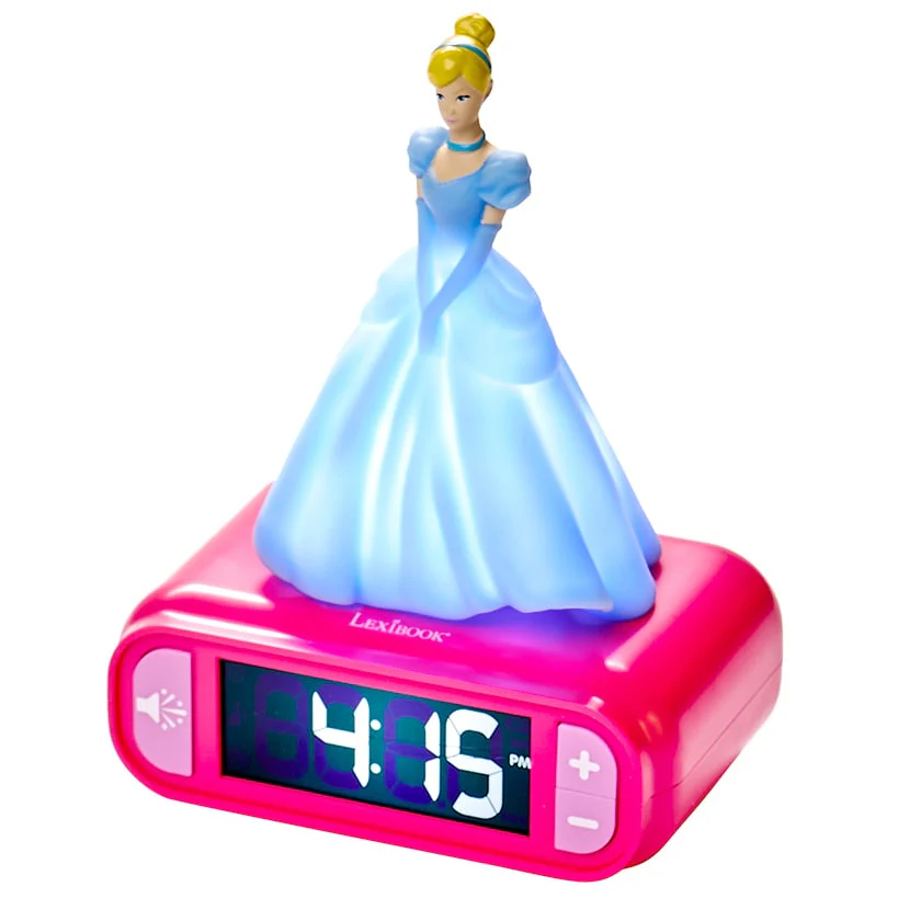 Licensed LCD Nightlight Alarm Clock With 6 Different Sounds - Image 4