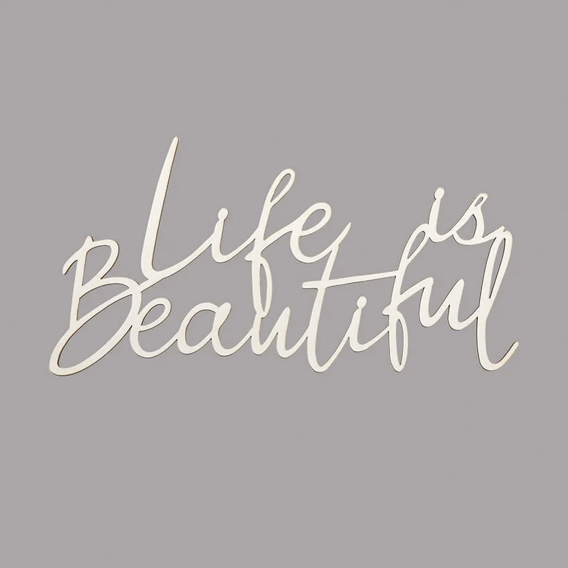 Life is Beautiful Wood Plaque - Image 7