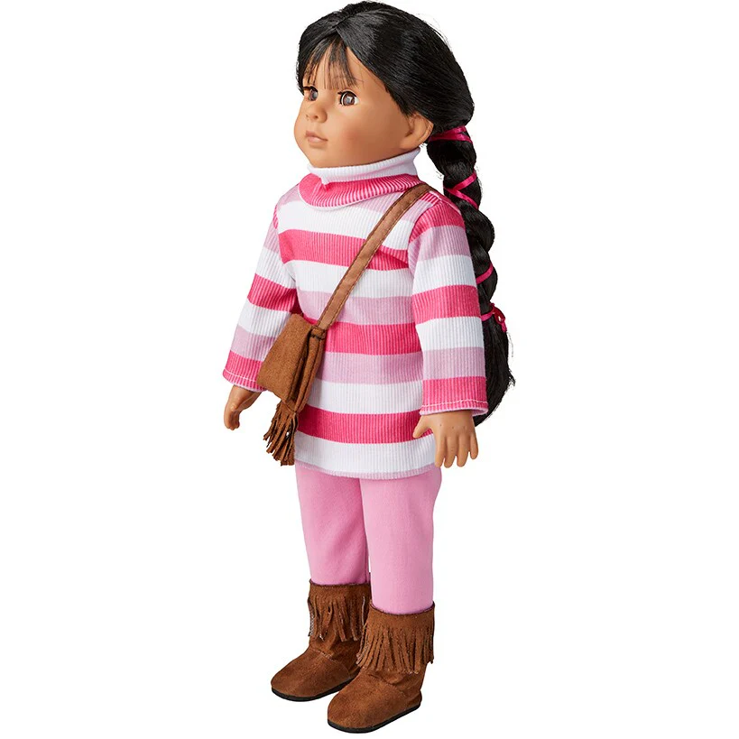 Life-Like Girl Doll With Casual Outfit, 18" - Image 2