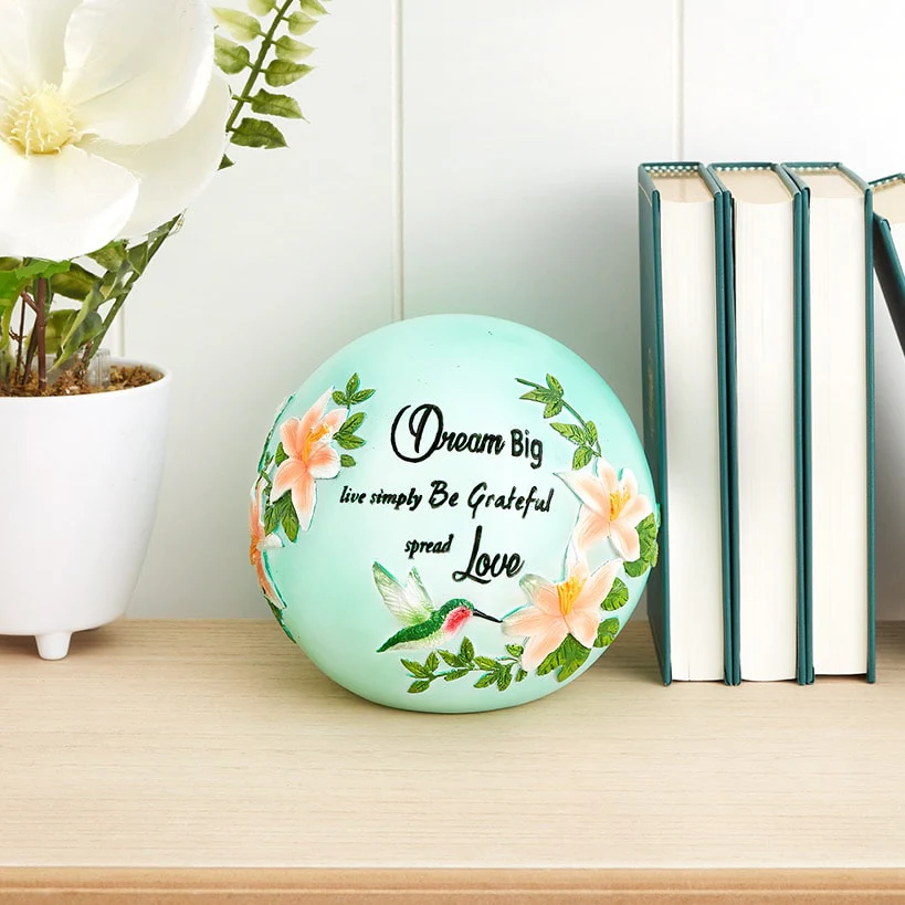 Lighted Ball Décor With Sentiment - Dream Big or Sunshine - Image 5
