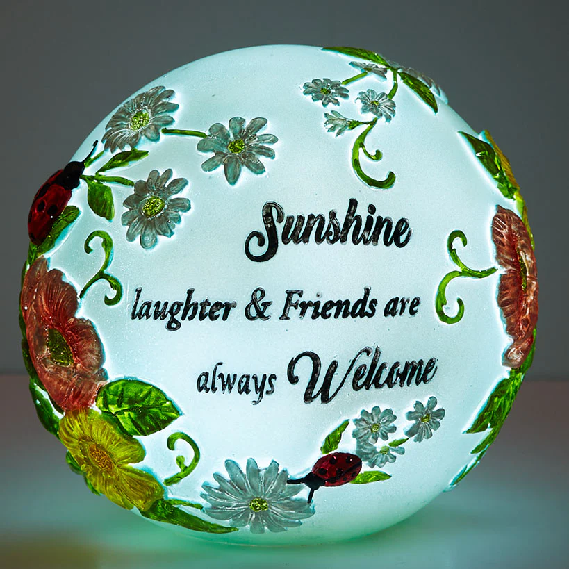 Lighted Ball Décor With Sentiment - Dream Big or Sunshine - Image 6