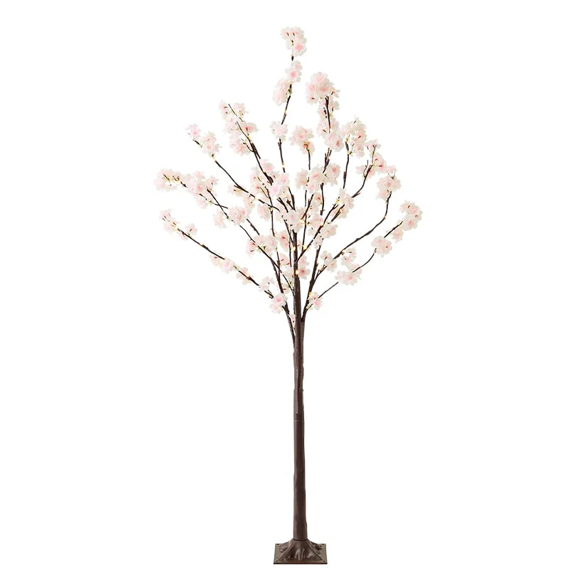 Lighted Cherry Blossom Garland, 2 Pc Branches, Table Tree, or 48" Tree - Image 10