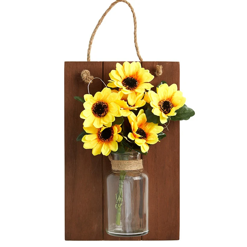 Lighted Flower Wall Sconce - Hydrangea, Sunflower, or White - Image 6