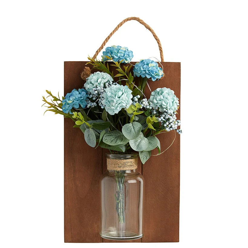 Lighted Flower Wall Sconce - Hydrangea, Sunflower, or White - Image 7