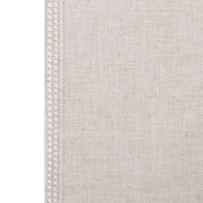 Linen Hemstitch Border Runner 14" x 54" - Image 2