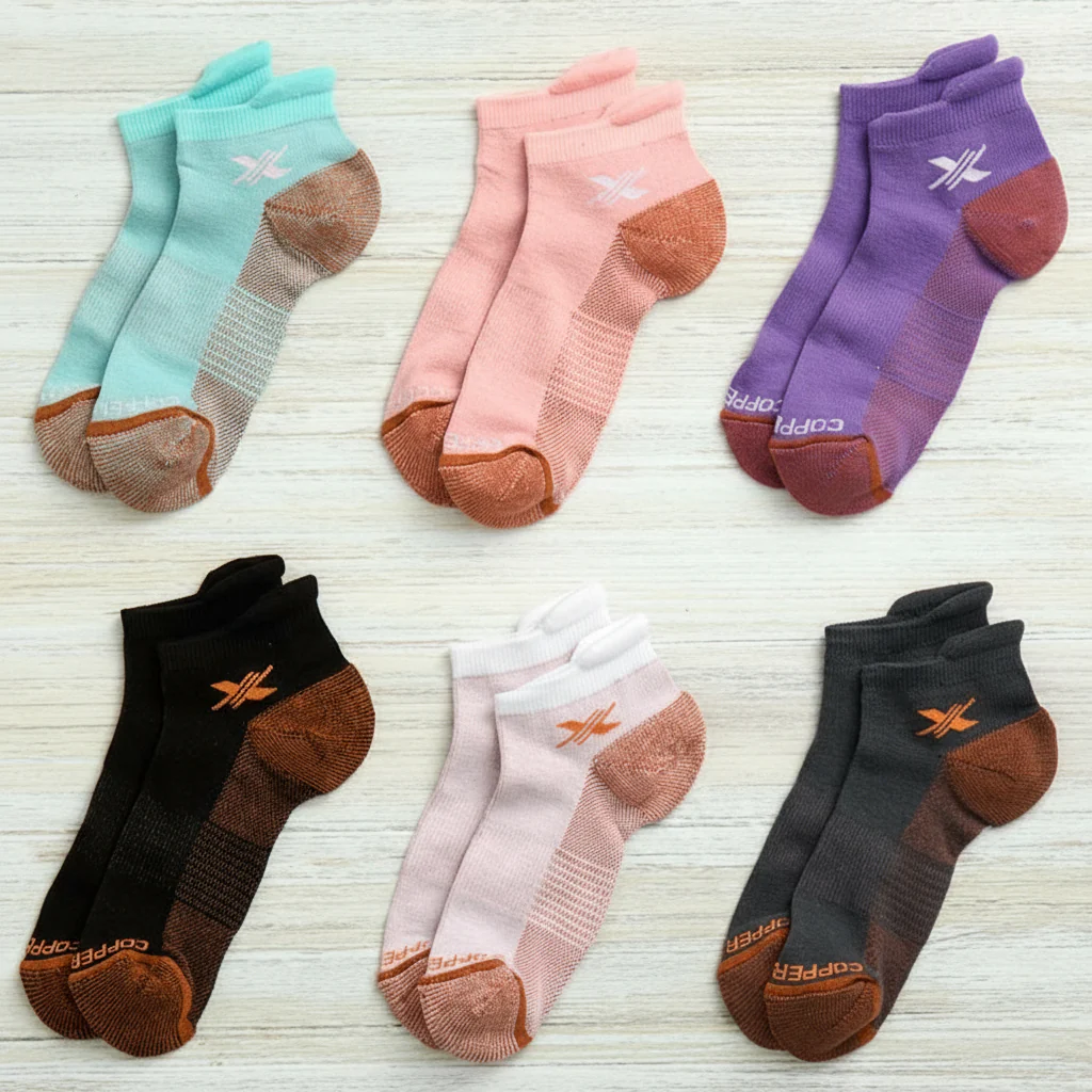 Low-Cut Copper Infused Compression Socks for Men - Image 3