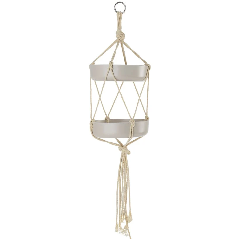 Macrame Bird Feeder and Waterer - Image 4