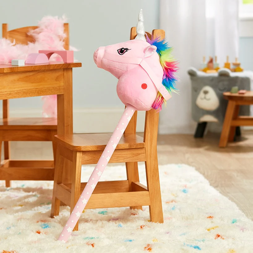 Magic Sounds Plush Animal Head Riding Stick - Interactive Pretend Play Toy - Image 4
