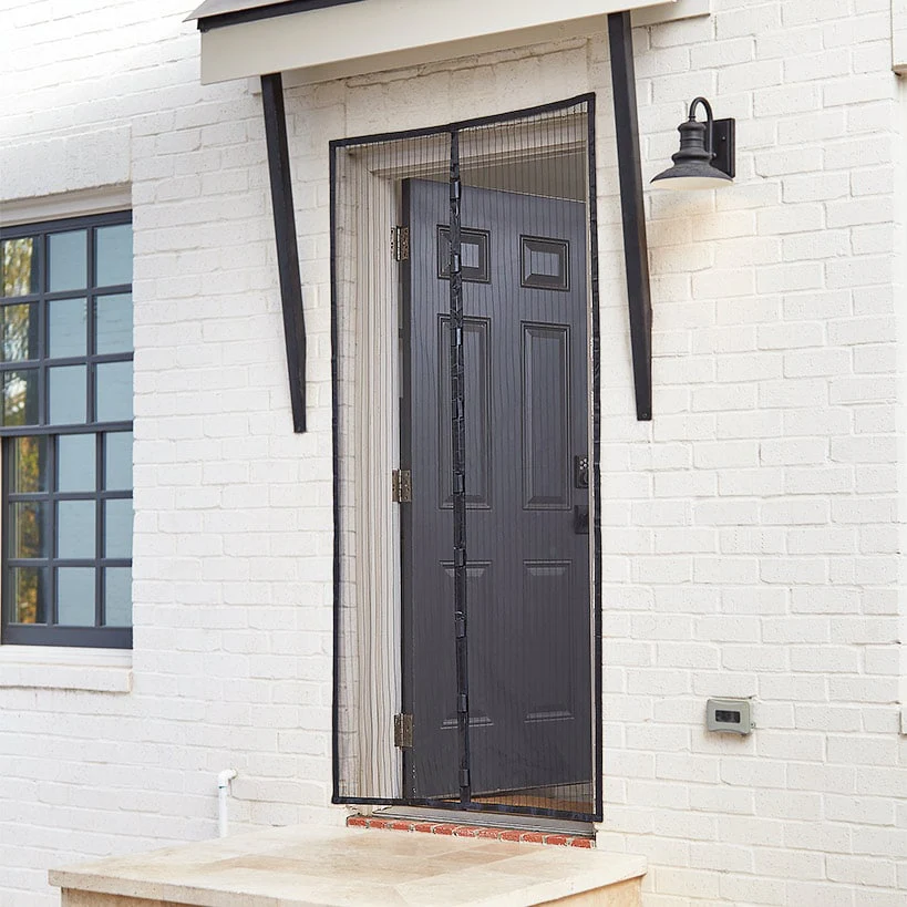 Magnetic Mesh Screen Door, Measures 39" X 81" - Image 3