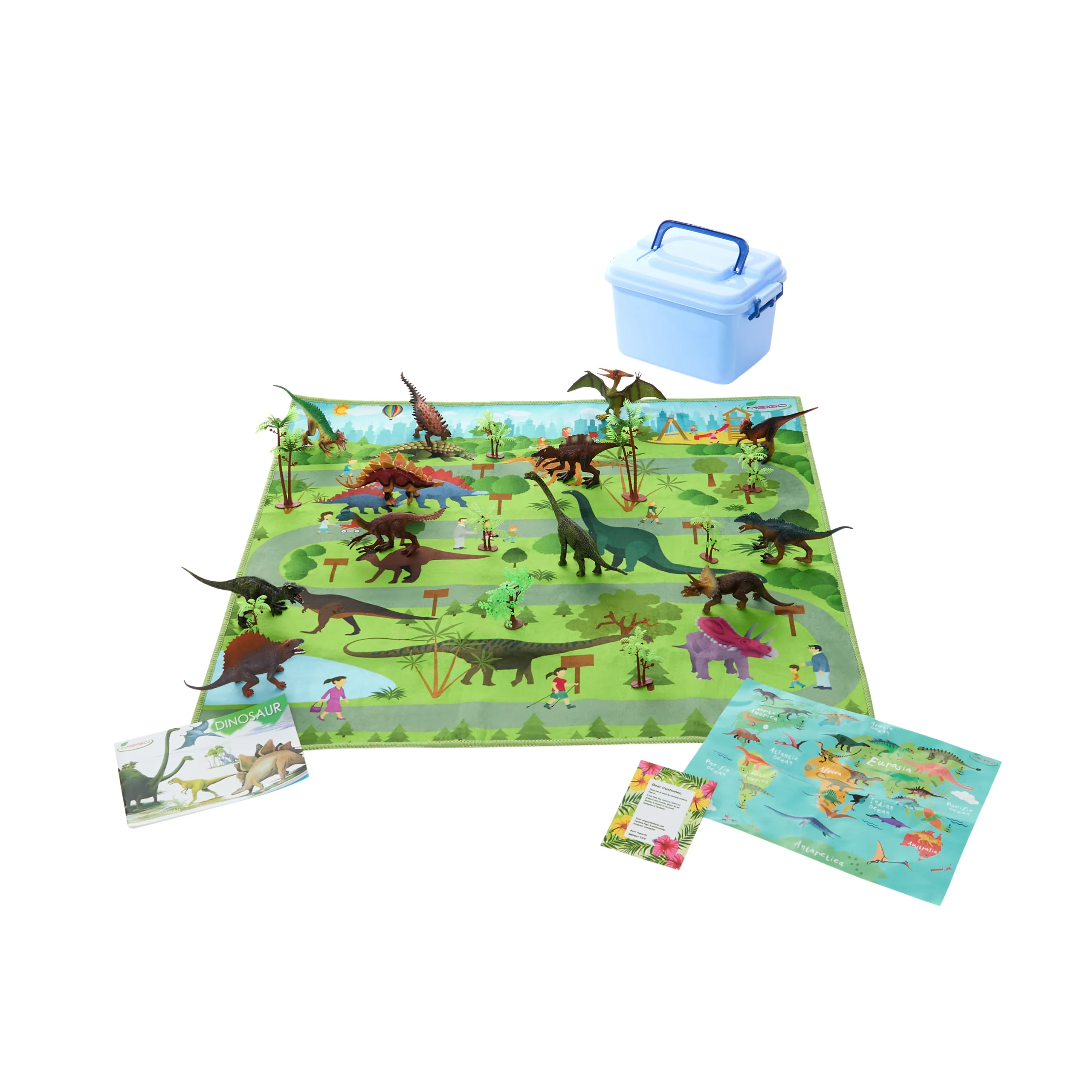 Meigo Dino Park Playset With Figures And Tub - Image 2