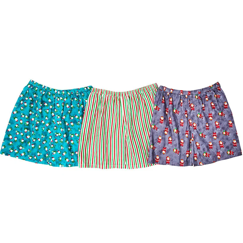 Men's Christmas Underwear Boxers 3-Pk. - Image 2